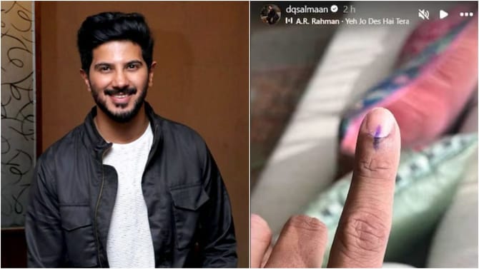 ಕೇರಳದವರಾದರೂ ಚೆನ್ನೈನಲ್ಲಿ ವೋಟ್ ಮಾಡಿದ್ದೇಕೆ ದುಲ್ಖರ್ ಸಲ್ಮಾನ್?