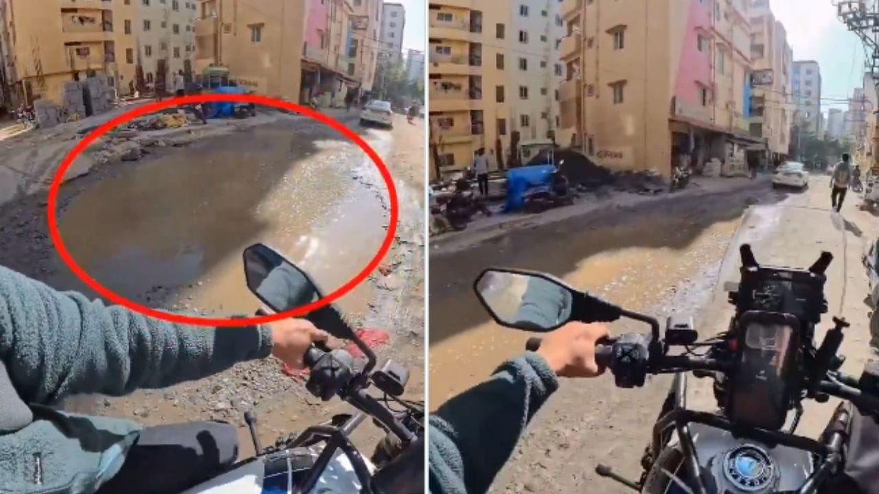 ಸಿಟಿಯ ನೀಲಾದ್ರಿ ರಸ್ತೆಯಲ್ಲಿ ಸಂಚರಿಸುವುದು ನರಕಯಾತನೆ: ಅಧಿಕಾರಿಗಳು ಸ್ವಲ್ಪ ಪಿಜಿ ನಿವಾಸಿಗಳ ಕಷ್ಟ ನೋಡಿ