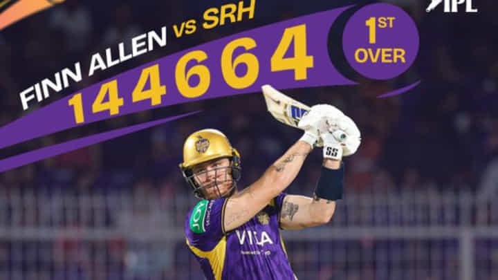 KKR vs SRH Viral Moment: 4,4,6,6,4.. ಮೊದಲ ಓವರ್ನಲ್ಲೇ ಅಬ್ಬರಿಸಿದ ಅಲೆನ್ KKR vs SRH Viral Moment: 4,4,6,6,4.. ಮೊದಲ ಓವರ್ನಲ್ಲೇ ಅಬ್ಬರಿಸಿದ ಅಲೆನ್