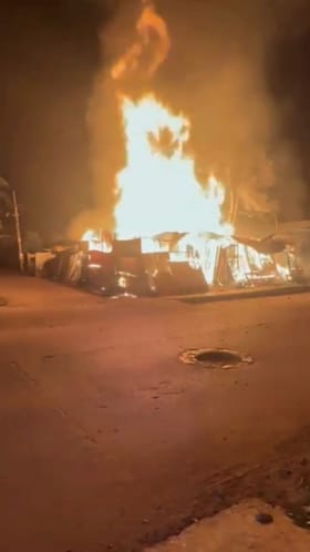 ಮರದ ಗೋದಾಮಿನಲ್ಲಿ ಅಗ್ನಿ ಅವಘಡ