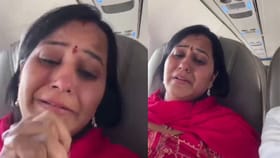 ವಿಮಾನದೊಳಗೆ ಪ್ರಯಾಣಿಕರ ಚೀರಾಟ, ಕಣ್ಣೀರು