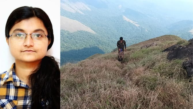 ಟ್ರೆಕ್ಕಿಂಗ್​ಗೆ ತೆರಳಿದ್ದ ಯುವತಿ ನಾಪತ್ತೆ: 3 ದಿನಗಳಾದರೂ ಆಗಿಲ್ಲ ಪತ್ತೆ!