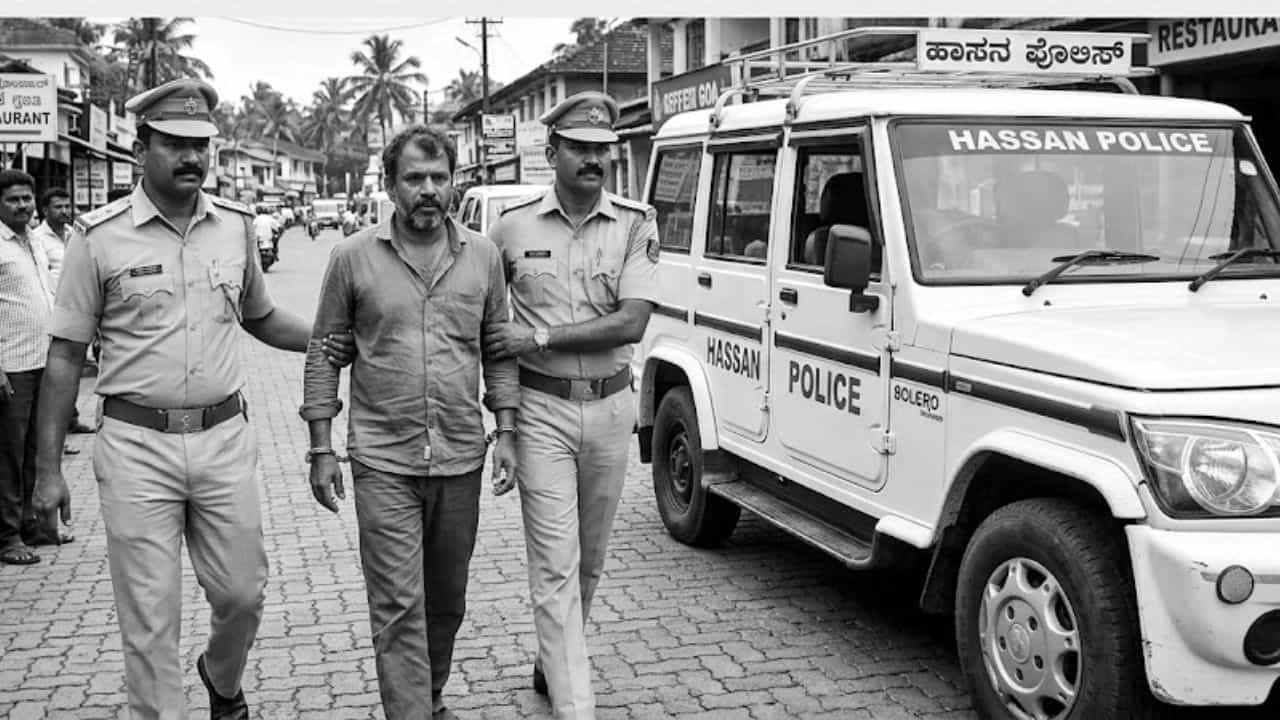 ಹಾಸನ ಪೊಲೀಸರ ಭರ್ಜರಿ ಕಾರ್ಯಾಚರಣೆ: 15 ವರ್ಷಗಳ ಹಿಂದೆ ಜೈಲಿನಿಂದ ತಪ್ಪಿಸಿಕೊಂಡಿದ್ದ ಆರೋಪಿ ಗೋವಾದಲ್ಲಿ ಅರೆಸ್ಟ್! ಹಾಸನ ಪೊಲೀಸರ ಭರ್ಜರಿ ಕಾರ್ಯಾಚರಣೆ: 15 ವರ್ಷಗಳ ಹಿಂದೆ ಜೈಲಿನಿಂದ ತಪ್ಪಿಸಿಕೊಂಡಿದ್ದ ಆರೋಪಿ ಗೋವಾದಲ್ಲಿ ಅರೆಸ್ಟ್!