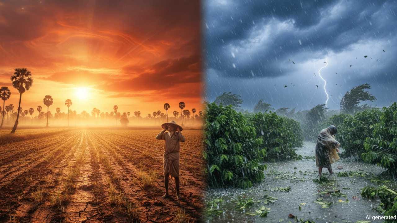 ಕರ್ನಾಟಕ ಹವಾಮಾನ ವರದಿ: ಮೈ ಸುಡುವ ಬಿಸಿಲಿನ ಜೊತೆಗೆ ಇಂದು ಹಲವೆಡೆ ಆಲಿಕಲ್ಲು ಮಳೆ! 4 ಜಿಲ್ಲೆಗಳಿಗೆ ಆರೆಂಜ್ ಅಲರ್ಟ್
