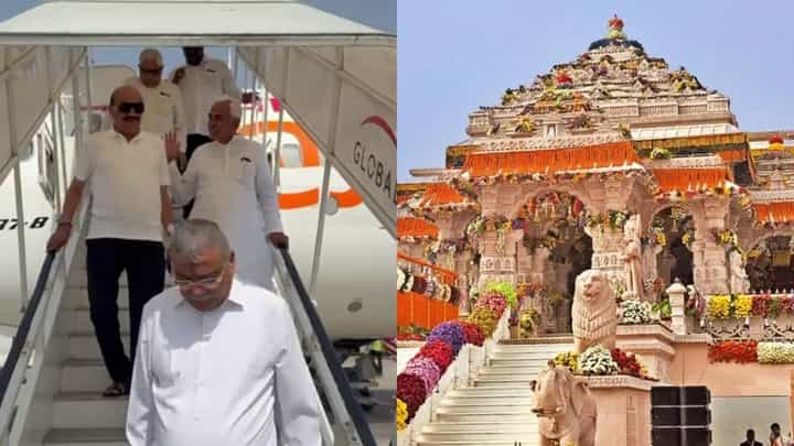ರಾಮಲಲ್ಲಾನ ದರ್ಶನ ಪಡೆದ 'ಕೈ' ಪಡೆ: ಅಯೋಧ್ಯೆ ರಾಮಮಂದಿರಕ್ಕೆ ಕರ್ನಾಟಕ ಕಾಂಗ್ರೆಸ್ ಶಾಸಕರ ಭೇಟಿ! ರಾಮಲಲ್ಲಾನ ದರ್ಶನ ಪಡೆದ 'ಕೈ' ಪಡೆ: ಅಯೋಧ್ಯೆ ರಾಮಮಂದಿರಕ್ಕೆ ಕರ್ನಾಟಕ ಕಾಂಗ್ರೆಸ್ ಶಾಸಕರ ಭೇಟಿ!