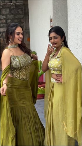 ಒಟ್ಟಿಗೆ ಪೋಸ್ ಕೊಟ್ಟ ಸ್ಪಂದನಾ-ಕಾವ್ಯಾ