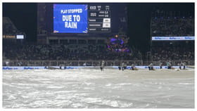 ಕೆಕೆಆರ್​ಗೆ ವರವಾದ ವರುಣ; ಮಳೆಯಿಂದ ಪಂದ್ಯ ರದ್ದು