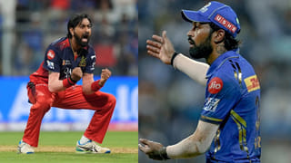 MI vs RCB Playing XI: ಟಾಸ್ ಗೆದ್ದ ಮುಂಬೈ; ಆರ್​ಸಿಬಿ ಪ್ಲೇಯಿಂಗ್​ 11 ನಿಂದ ಹೇಜಲ್​ವುಡ್ ಔಟ್