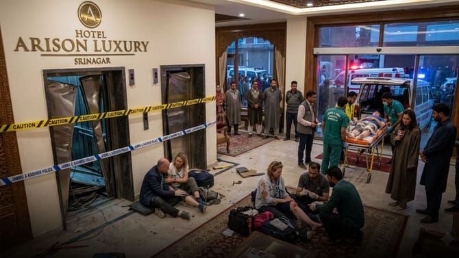 ಏಕಾಏಕಿ ಕುಸಿದ ಲಿಫ್ಟ್​​: ಬೆಂಗಳೂರಿನ ಪ್ರವಾಸಿಗರು ಬದುಕಿದ್ದೇ ಪವಾಡ!