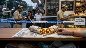 ಪನೀರ್ ಟಿಕ್ಕಾ ರೋಲ್​​ನಲ್ಲಿ ಹಲ್ಲಿ ಕಂಡು ಬೆಚ್ಚಿಬಿದ್ದ ಕ್ಯಾಬ್​​ ಚಾಲಕ!