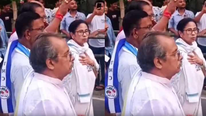 Video: ಕಾಲಿಗೆ ಬೀಳಲು ಬಂದ್ರೆ ಹೆದರಿ ಹಿಂದಕ್ಕೆ ಓಡಿದ ಸಿಎಂ ಮಮತಾ ಬ್ಯಾನರ್ಜಿ Video: ಕಾಲಿಗೆ ಬೀಳಲು ಬಂದ್ರೆ ಹೆದರಿ ಹಿಂದಕ್ಕೆ ಓಡಿದ ಸಿಎಂ ಮಮತಾ ಬ್ಯಾನರ್ಜಿ