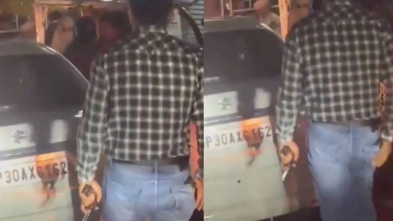 ವಿಡಿಯೋ: ಪಿಸ್ತೂಲ್ ಹಿಡಿದು ಹೋದ ವ್ಯಕ್ತಿ, ಗಂಟೆಗಳಿಂದ ಆಗಿದ್ದ ಟ್ರಾಫಿಕ್ ಜಾಮ್ ನಿಮಿಷಗಳಲ್ಲಿ ಕ್ಲಿಯರ್