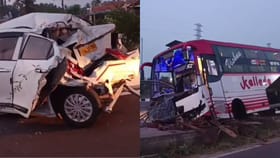 ಬೆಂಗಳೂರು-ಮೈಸೂರು ಹೆದ್ದಾರಿಯಲ್ಲಿ ಭೀಕರ ಅಪಘಾತ