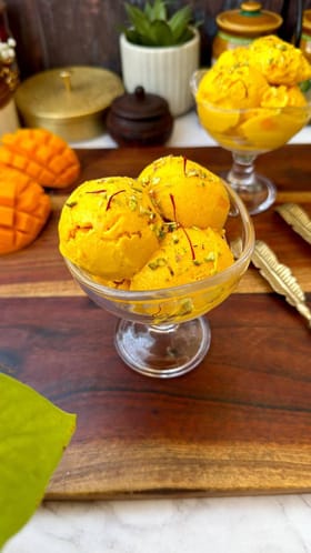 ಮಾವಿನ ಹಣ್ಣಿನ ಸೂಪರ್‌ಟೇಸ್ಟಿ ಐಸ್‌ಕ್ರೀಮ್‌