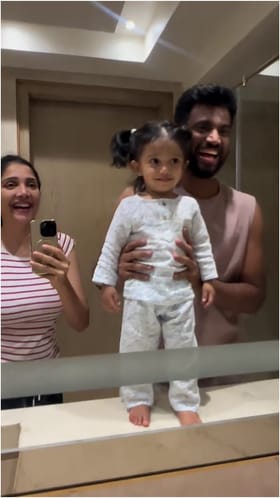 ಭರ್ಜರಿಯಾಗಿ ಡ್ಯಾನ್ಸ್ ಮಾಡಿದ ಮಿಲನಾ ಮಗಳು ಪರಿ