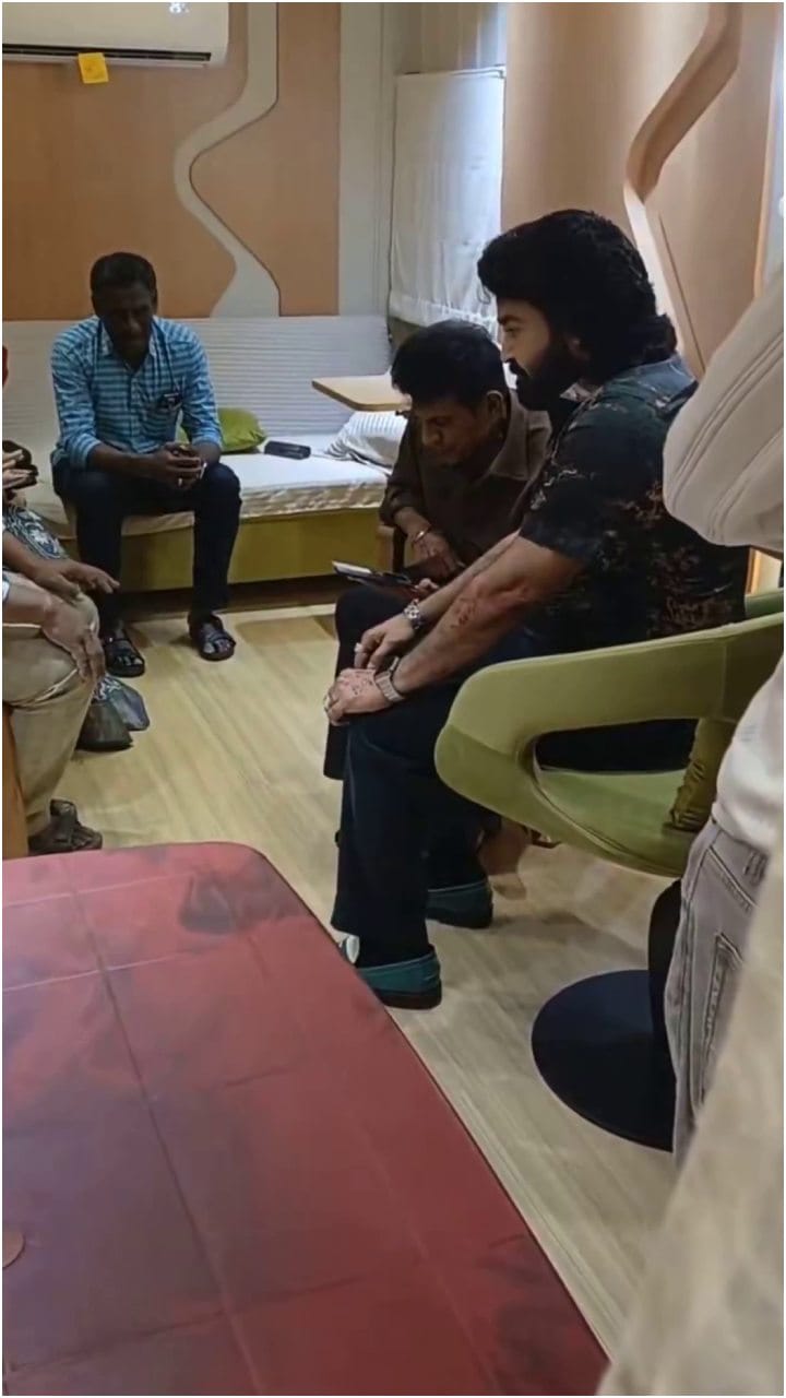 ಮೋಹನ್​ಲಾಲ್ ಕನ್ನಡದ ಹಾಡು ಕೇಳಿದ ಶಿವಣ್ಣ 