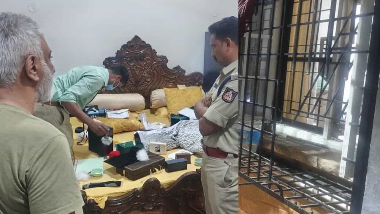 ಮನೆಯ ಕಿಟಕಿ ಮುರಿದು ಒಳನುಗ್ಗಿ ಚಿನ್ನಾಭರಣ ಕದ್ದ ಖದೀಮರು; 110 ಗ್ರಾಂ ಬಂಗಾರ ಕಳವು ಮನೆಯ ಕಿಟಕಿ ಮುರಿದು ಒಳನುಗ್ಗಿ ಚಿನ್ನಾಭರಣ ಕದ್ದ ಖದೀಮರು; 110 ಗ್ರಾಂ ಬಂಗಾರ ಕಳವು