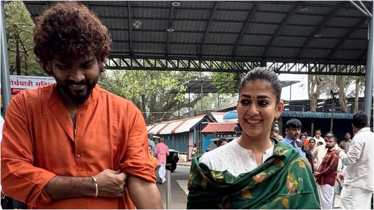 ತಿರುಪತಿಗೆ ಭೇಟಿ ನೀಡಿ ದೇವರ ದರ್ಶನ ಪಡೆದ ವಿಘ್ನೇಶ್ ಶಿವನ್-ನಯನತಾರಾ