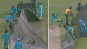 PSL ಪಂದ್ಯದ ವೇಳೆ ಭಾರೀ ಬಿರುಗಾಳಿ: ಕಂಟ್ರೋಲ್ ತಪ್ಪಿ ಏನೆಲ್ಲ ಆಯಿತು ನೋಡಿ