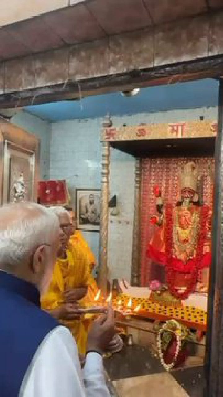 300 ವರ್ಷ ಪುರಾತನ ಕಾಲಿಬರಿ ದೇವಾಲಯಕ್ಕೆ ಪ್ರಧಾನಿ ಮೋದಿ ಭೇಟಿ