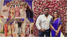 ಪ್ರಶಾಂತ್-ಕೃತಿ ನಿಶ್ಚಿತಾರ್ಥದಲ್ಲಿ ಸೆಲೆಬ್ರಿಟಿ ದಂಡು; ಸುಂದರ ಫೋಟೋಸ್