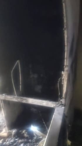 ಶಾರ್ಟ್​ ಸರ್ಕ್ಯೂಟ್​ನಿಂದ ಪಿಎಸ್​ಐ ಮನೆಯಲ್ಲಿದ್ದ ಫ್ರಿಡ್ಜ್ ಸ್ಫೋಟ