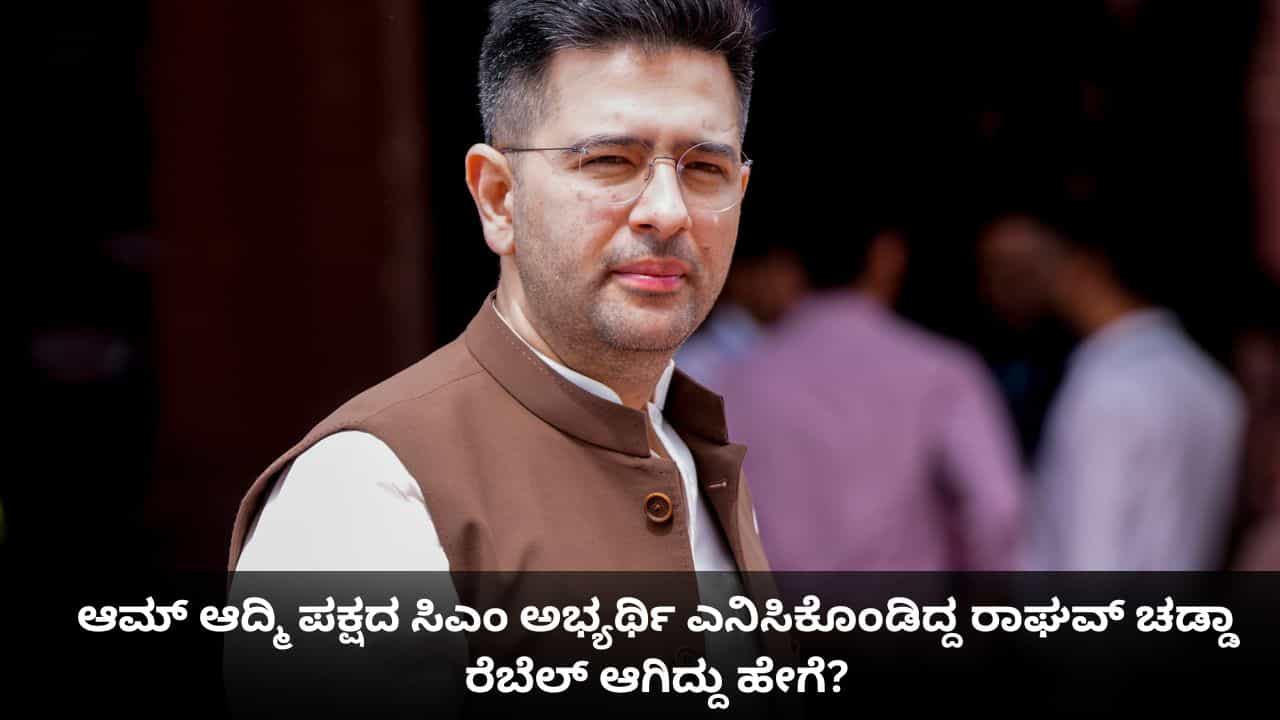 ಆಮ್ ಆದ್ಮಿ ಪಕ್ಷದ ಸಿಎಂ ಅಭ್ಯರ್ಥಿ ಎನಿಸಿಕೊಂಡಿದ್ದ ರಾಘವ್ ಚಡ್ಡಾ ರೆಬೆಲ್ ಆಗಿದ್ದು ಹೇಗೆ?
