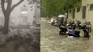 ಧಾರಾಕಾರ ಮಳೆಗೆ ಬೆಂಗಳೂರು ತತ್ತರ: ಬಿರುಗಾಳಿಗೆ 50ಕ್ಕೂ ಹೆಚ್ಚು ಮರಗಳು ಧರೆಗೆ; ವಾಹನಗಳು ಜಖಂ