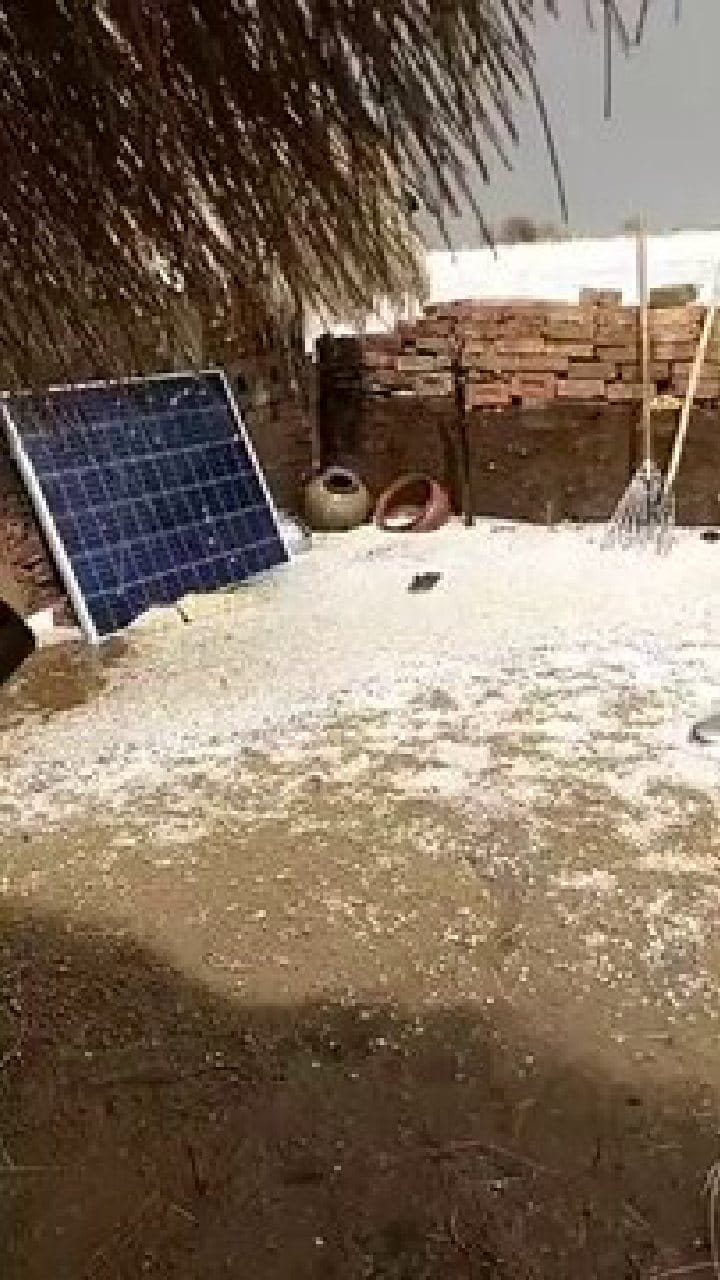 ಬಿಸಿಲಿಂದ ಕಂಗೆಟ್ಟಿದ್ದ ರಾಜಸ್ಥಾನದಲ್ಲಿ ಆಲಿಕಲ್ಲು ಮಳೆ