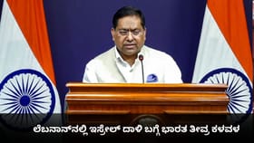 ಲೆಬನಾನ್‌ನಲ್ಲಿ ಇಸ್ರೇಲ್ ದಾಳಿ ಬಗ್ಗೆ ಭಾರತ ತೀವ್ರ ಕಳವಳ