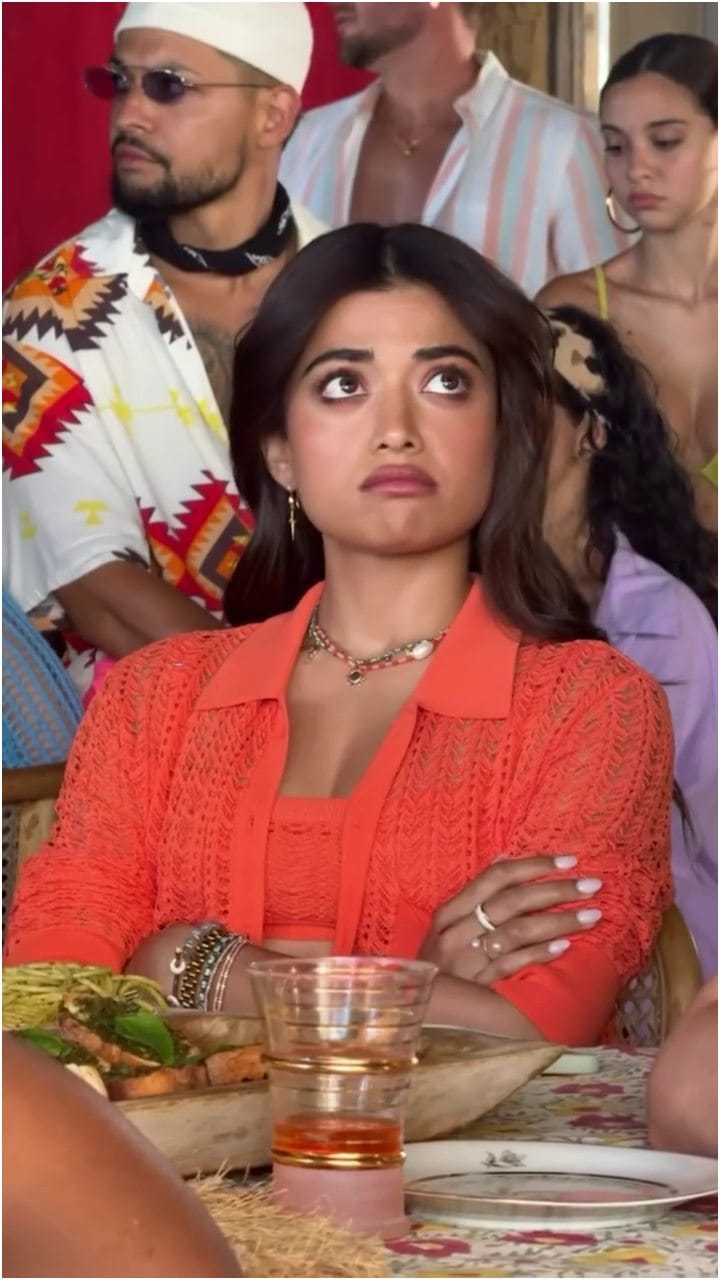 ರಶ್ಮಿಕಾ ಮಂದಣ್ಣ ಬೇಸರದಲ್ಲಿದ್ದಾಗ ಹೀಗೆ ಕಾಣ್ತಾರೆ