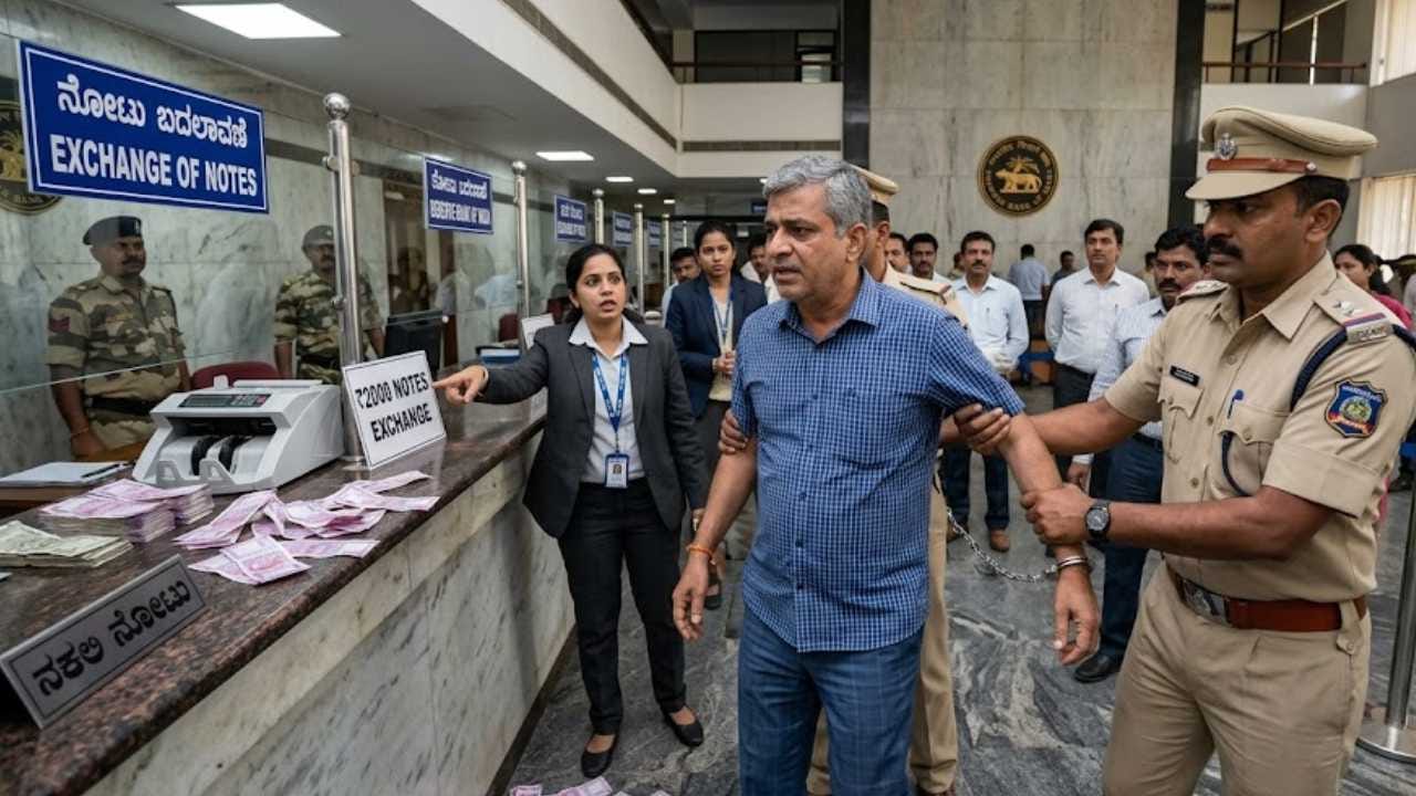 ನಕಲಿ ನೋಟುಗಳನ್ನು ನೀಡಿ ಆರ್ಬಿಐಗೇ ಟೋಪಿ ಹಾಕಲು ಹೋಗಿ ಸಿಕ್ಕಿಬಿದ್ದ ಭೂಪ! ನಕಲಿ ನೋಟುಗಳನ್ನು ನೀಡಿ ಆರ್ಬಿಐಗೇ ಟೋಪಿ ಹಾಕಲು ಹೋಗಿ ಸಿಕ್ಕಿಬಿದ್ದ ಭೂಪ!