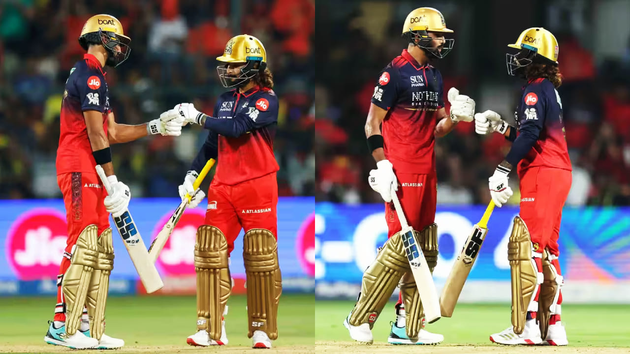 ಅದರಂತೆ 76 ರನ್​ಗಳ ಸುಲಭ ಗುರಿ ಬೆನ್ನತ್ತಿದ ಆರ್​ಸಿಬಿ ಪರ ವಿರಾಟ್ ಕೊಹ್ಲಿ ಹಾಗೂ ಜೇಕಬ್ ಬೆಥೆಲ್ ಆರಂಭಿಕರಾಗಿ ಕಣಕ್ಕಿಳಿದಿದ್ದರು. ಈ ಇಬ್ಬರು ಮೊದಲ ವಿಕೆಟ್​ಗೆ 26 ರನ್​ಗಳಿಸಲಷ್ಟೇ ಶಕ್ತರಾಗಿದ್ದರು. ಇದಾದ ಬಳಿಕ ಬಂದ ವಿರಾಟ್ ಕೊಹ್ಲಿ (20) ಜೊತೆಗೂಡಿದ ದೇವದತ್ ಪಡಿಕ್ಕಲ್ 13 ಎಸೆತಗಳಲ್ಲಿ 34 ರನ್​ ಸಿಡಿಸಿದರು. ಈ ಮೂಲಕ ಆರ್​ಸಿಬಿ ಕೇವಲ 6.3 ಓವರ್​ಗಳಲ್ಲಿ 76 ರನ್ ಬಾರಿಸಿ 9 ವಿಕೆಟ್​ಗಳ ಭರ್ಜರಿ ಜಯ ಸಾಧಿಸಿತು.