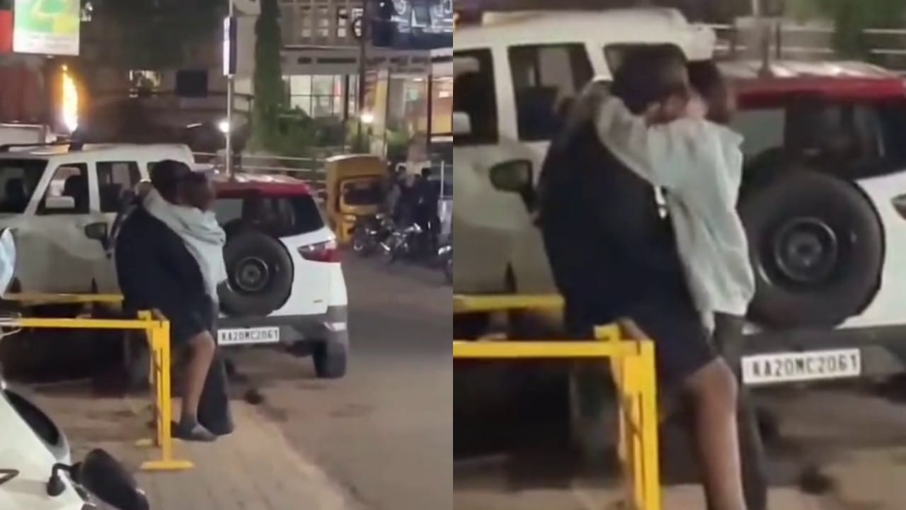 ಮಣಿಪಾಲ: ಪಬ್ಲಿಕ್ನಲ್ಲೇ ಯುವಜೋಡಿಯ ಸರಸ ಸಲ್ಲಾಪ! ವಿಡಿಯೋ ವೈರಲ್