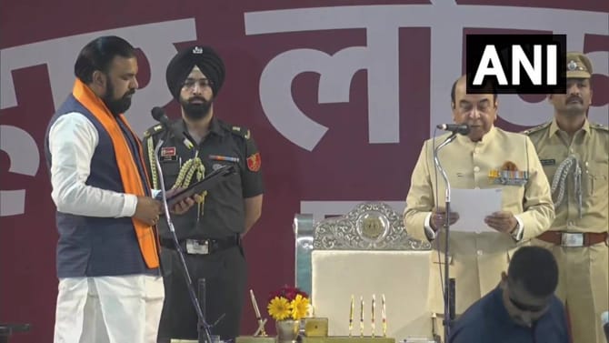 ಬಿಹಾರದ ನೂತನ ಮುಖ್ಯಮಂತ್ರಿಯಾಗಿ ಪ್ರಮಾಣವಚನ ಸ್ವೀಕರಿಸಿದ ಸಾಮ್ರಾಟ್ ಚೌಧರಿ