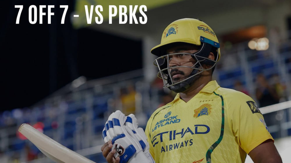 CSK vs PBKS: ಏಳರಿಂದ ಮೇಲೇಳದ ಸಂಜು ಸ್ಯಾಮ್ಸನ್