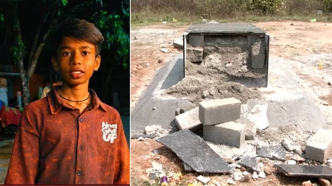 ಸಂಕೇತ್ ಸಮಾಧಿ ಧ್ವಂಸಗೊಳಿಸಿದ ಕಿಡಿಗೇಡಿಗಳು: ಪೋಷಕರಿಗೆ ಮತ್ತೆ ಆಘಾತ