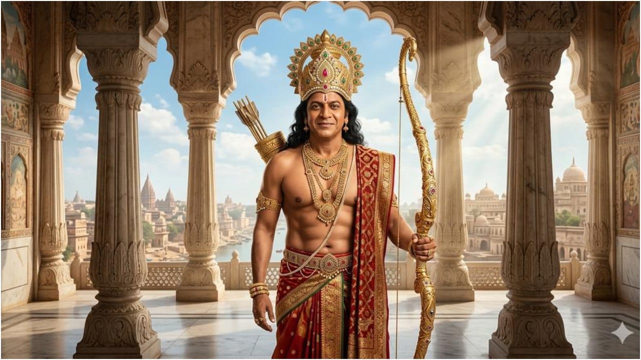 ಶಿವರಾಜ್​​ಕುಮಾರ್ ಅವರು ನೂರಾರು ಸಿನಿಮಾಗಳಲ್ಲಿ ನಟಿಸಿ ಗಮನ ಸೆಳೆದಿದ್ದಾರೆ. ಅವರು ರಾಮನ ಪಾತ್ರ ಮಾಡಿದ್ದರೆ ಕಾಣಿಸುತ್ತಿದ್ದುದು ಹೀಗೆ. 