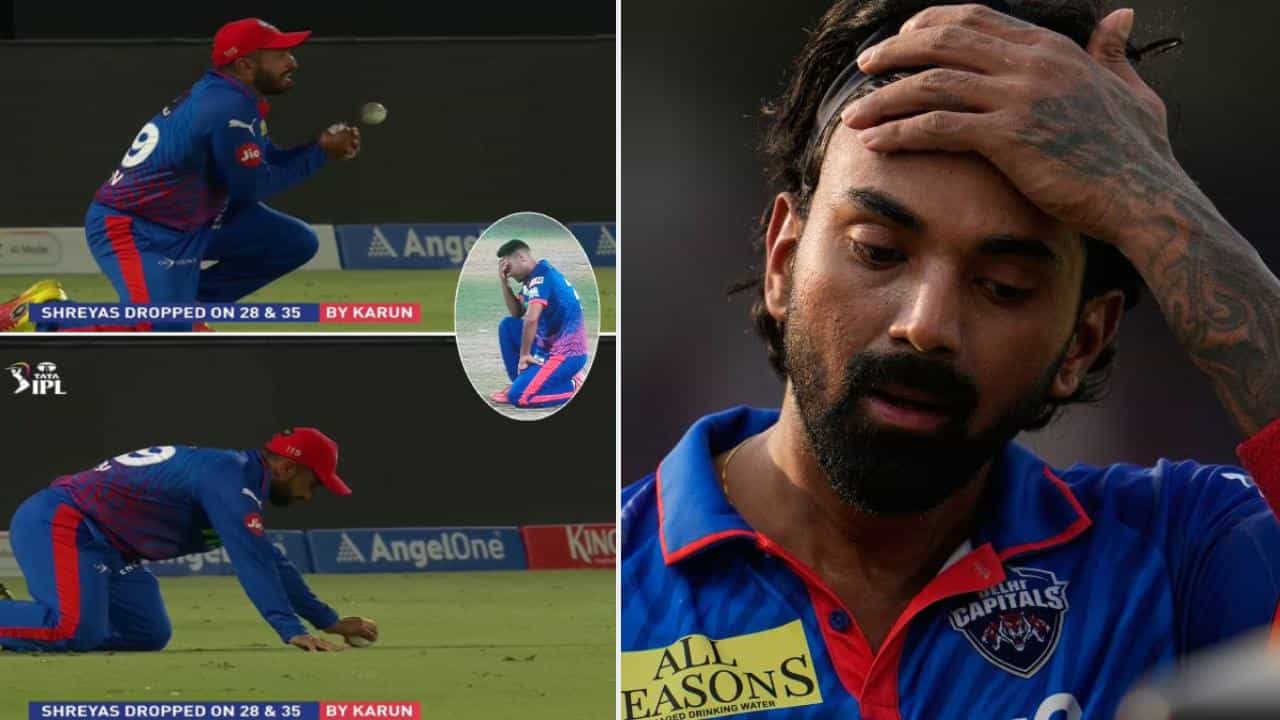 Karun Nair: ಕರುಣ್ ನಾಯರ್​ನಿಂದ ಒಂದಲ್ಲ ಎರಡು ಕ್ಯಾಚ್ ಡ್ರಾಪ್: ಕೆಎಲ್ ರಾಹುಲ್ ಸ್ಫೋಟಕ ಆಟ ವ್ಯರ್ಥ
