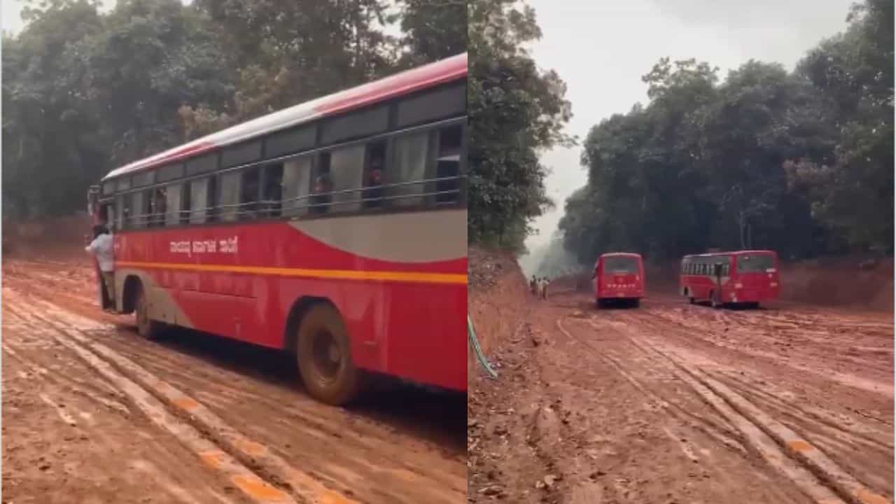 ಇದು ರಾಷ್ಟ್ರೀಯ ಹೆದ್ದಾರಿಯೋ ಅಥವಾ ಕೆಸರು ಗದ್ದೆಯೋ? ಶಿರಸಿ-ಹಾವೇರಿ ರಸ್ತೆಯಲ್ಲಿ ನರಕಯಾತನೆ ಇದು ರಾಷ್ಟ್ರೀಯ ಹೆದ್ದಾರಿಯೋ ಅಥವಾ ಕೆಸರು ಗದ್ದೆಯೋ? ಶಿರಸಿ-ಹಾವೇರಿ ರಸ್ತೆಯಲ್ಲಿ ನರಕಯಾತನೆ