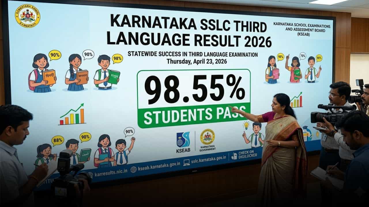SSLC ಪರೀಕ್ಷೆ: ಸರ್ಕಾರ ಅಂಕಕ್ಕೆ ಕೋಕ್ ನೀಡಲು ಹೊರಟಿದ್ದ ತೃತೀಯ ಭಾಷೆಯಲ್ಲಿ ಶೇ. 98.55 ಫಲಿತಾಂಶ