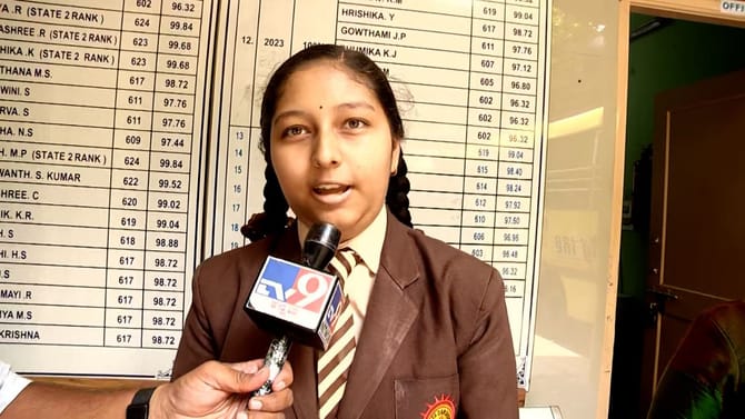 SSLCಯಲ್ಲಿ 623 ಅಂಕ ಪಡೆದ ಕೃತಿಗೆ ಇಸ್ರೋದಲ್ಲಿ ಕೆಲಸ ಮಾಡುವ ಆಸೆ
