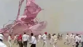 ಸಾಮೂಹಿಕ ವಿವಾಹದಲ್ಲಿ ಅನಿರೀಕ್ಷಿತ ಅತಿಥಿಯಾಗಿ ಬಂದ ಬಿರುಗಾಳಿ