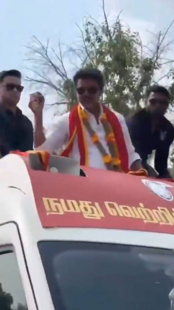 ದಳಪತಿ ವಿಜಯ್​​ಗೆ ಕೂಲ್​​ಡ್ರಿಂಗ್ ಕೊಟ್ಟ ಅಭಿಮಾನಿ: ವಿಡಿಯೋ ನೋಡಿ