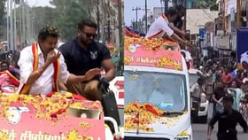 ವೃದ್ಧನ ತಳ್ಳಿದ ಭದ್ರತಾ ಸಿಬ್ಬಂದಿ ಮೇಲೆ ಸಿಟ್ಟಾದ ದಳಪತಿ ವಿಜಯ್: ವಿಡಿಯೋ