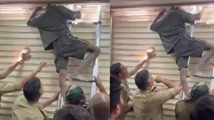 ನೀನೆಂಥಾ ಕಳ್ಳ ಮಾರಾಯಾ: ಕದಿಯಲು ಹೋಗಿ ಶೆಟರ್ನಲ್ಲಿ ತಲೆ ಸಿಕ್ಕಿಸಿಕೊಂಡ ಕಳ್ಳ ನೀನೆಂಥಾ ಕಳ್ಳ ಮಾರಾಯಾ: ಕದಿಯಲು ಹೋಗಿ ಶೆಟರ್ನಲ್ಲಿ ತಲೆ ಸಿಕ್ಕಿಸಿಕೊಂಡ ಕಳ್ಳ