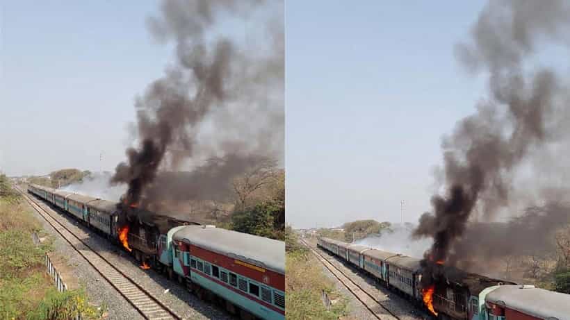 ಚಾರ್ಮಿನಾರ್ ಎಕ್ಸ್ಪ್ರೆಸ್ನಲ್ಲಿ ಅಗ್ನಿ ಅವಘಡ, ತೆಲಂಗಾಣದ ನಾಮಪಲ್ಲಿ ರೈಲ್ವೆ ನಿಲ್ದಾಣದಲ್ಲಿ ಘಟನೆ