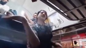 ಪ್ರಯಾಣಿಕರೆದುರೇ ಬಟ್ಟೆ ಬಿಚ್ಚಿ ಅಸಭ್ಯವಾಗಿ ವರ್ತಿಸಿದ ಟ್ರಾನ್ಸ್‌ಜೆಂಡರ್