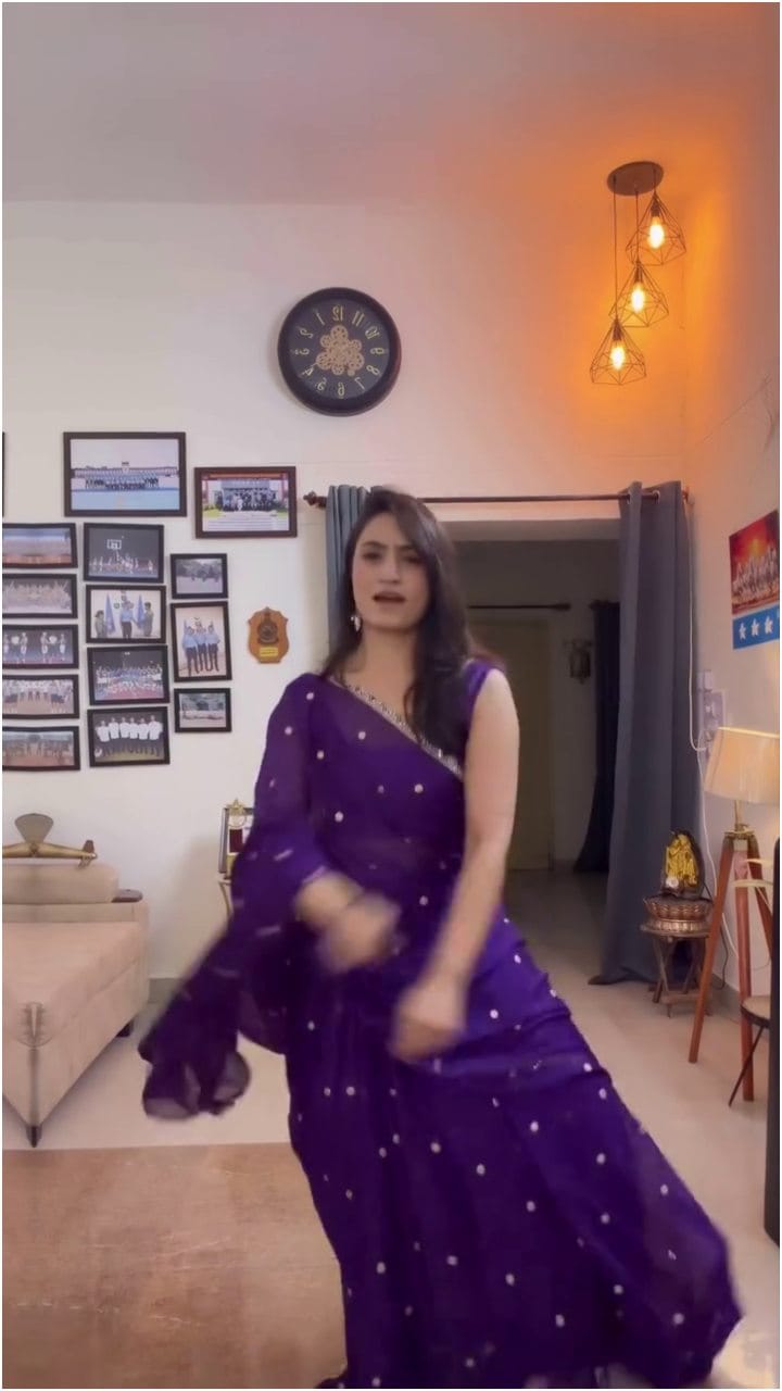 ವೈಷ್ಣವಿಗೆ ಸೀರೆ ಎಷ್ಟು ಚೆಂದ ಹೊಂದಿಕೆ ಆಗುತ್ತೆ ನೋಡಿ