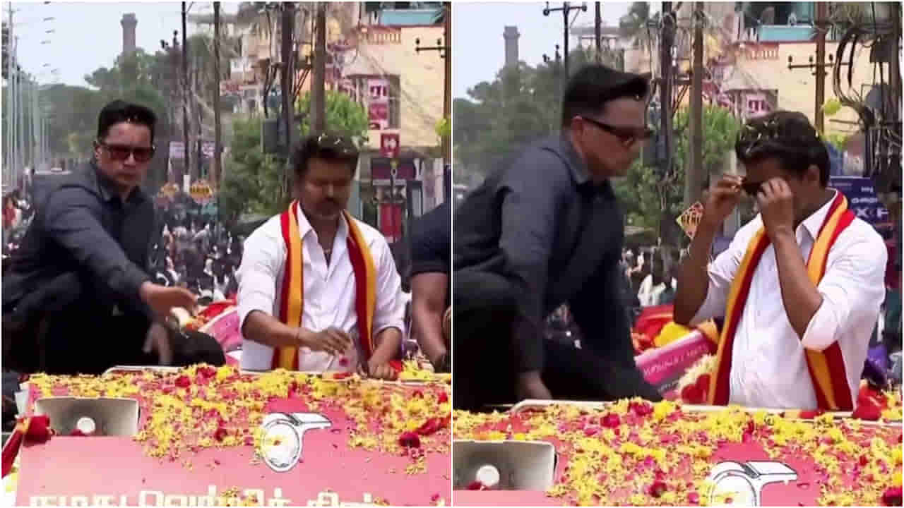 ಸ್ಟೈಲ್ ಅಂದ್ರೆ ಇದು, ಚುನಾವಣೆ ಪ್ರಚಾರದಲ್ಲಿ ದಳಪತಿ ವಿಜಯ್ ಸ್ವ್ಯಾಗ್ ನೋಡಿ